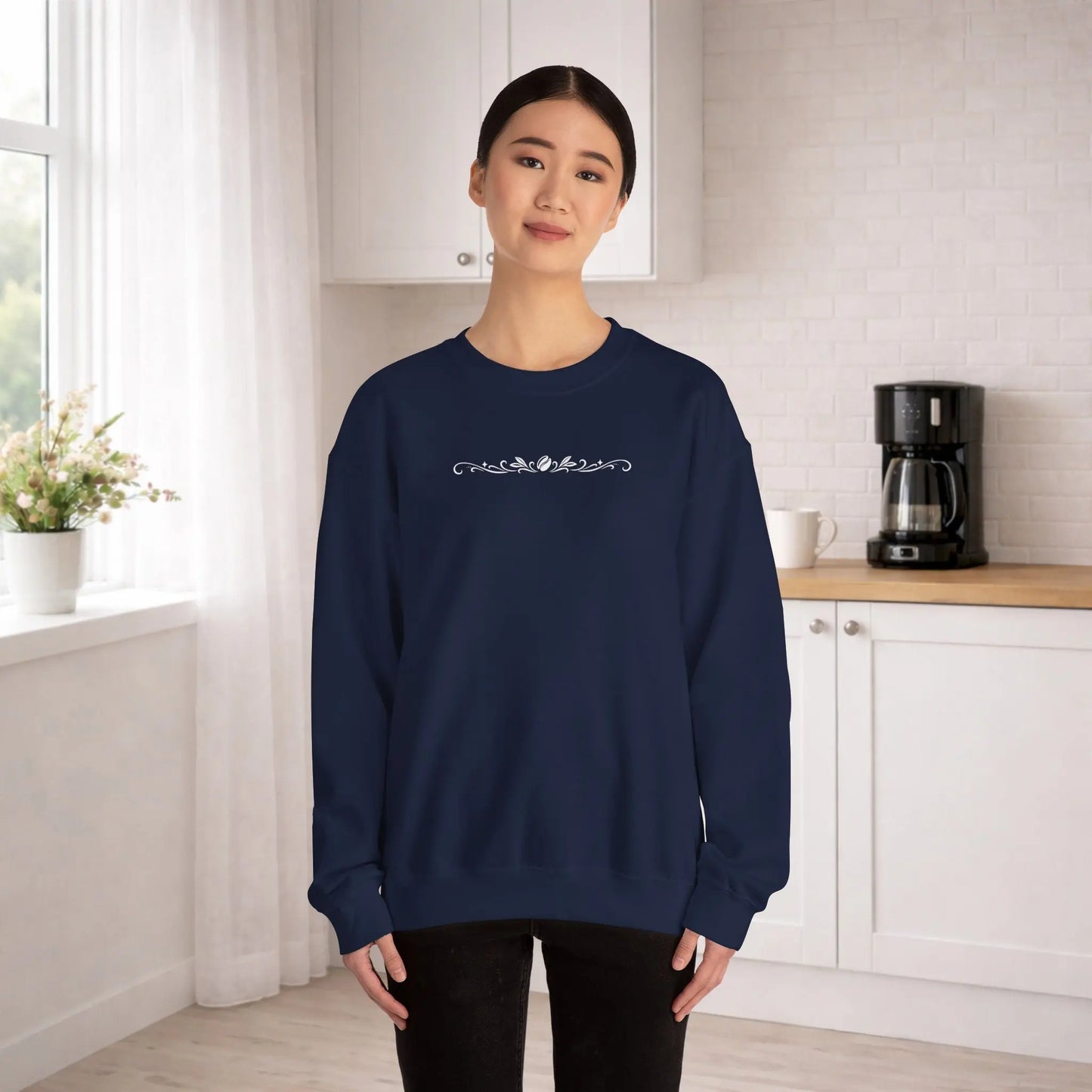 Coffee Filigree Sweatshirt Printify