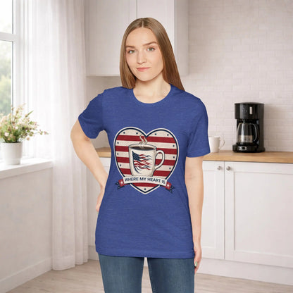 Where My Heart Is Coffee Tee Printify