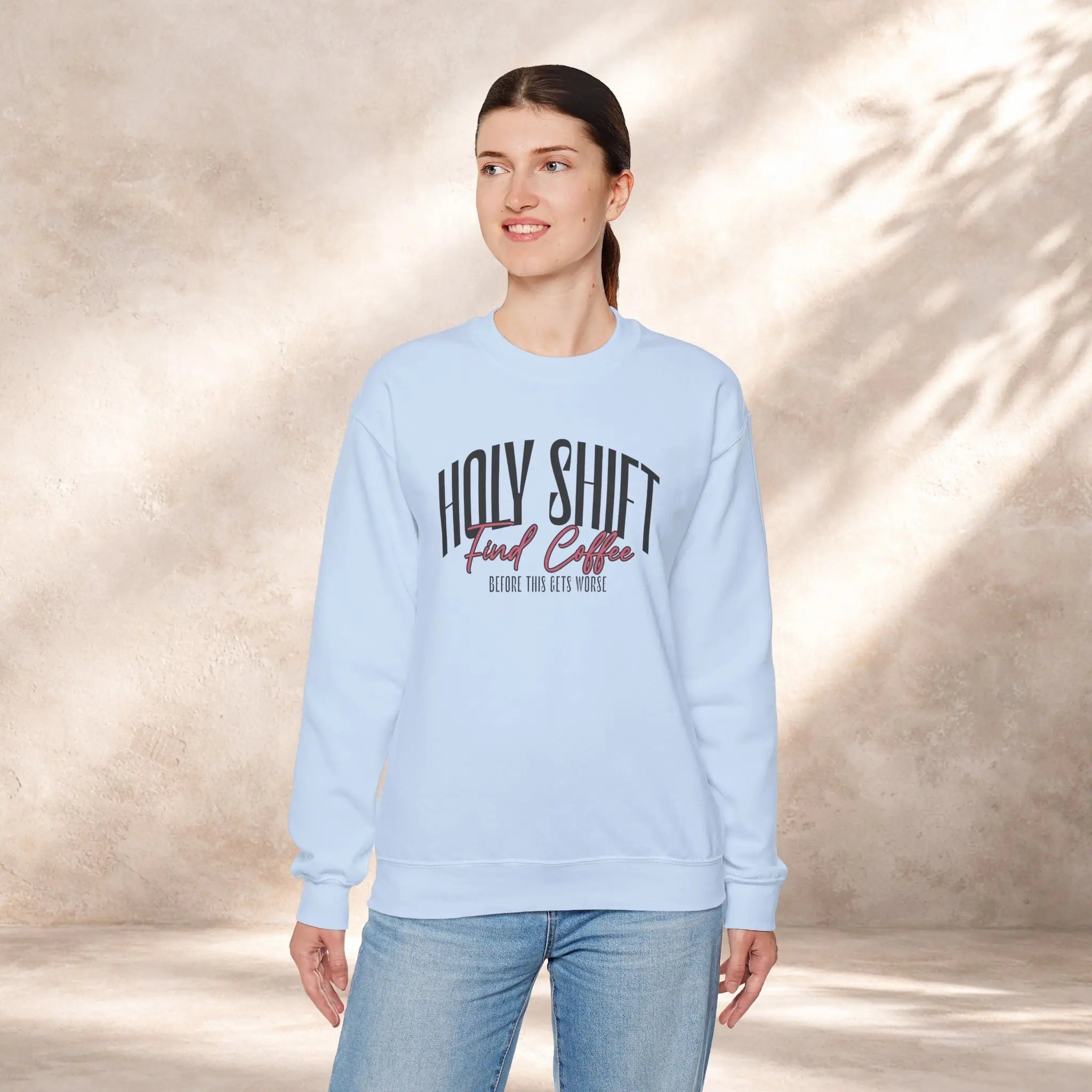Holy Shift Sweatshirt Printify