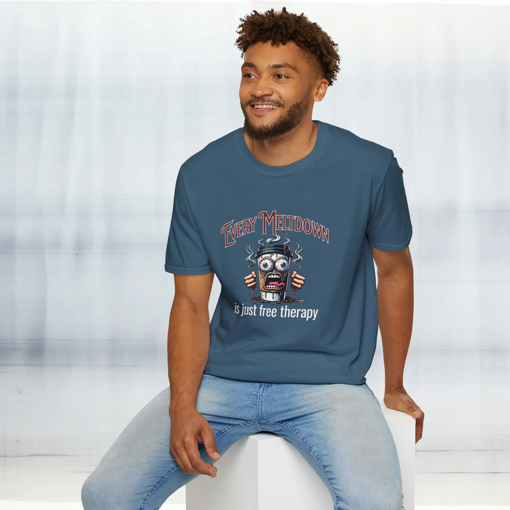 Every Meltdown is Free Therapy Tee Printify