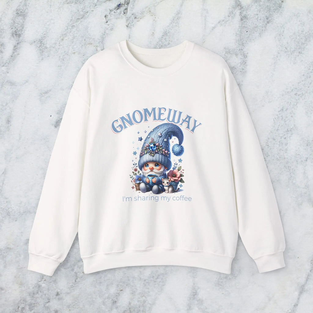 Gnomeway Sweatshirt - I'm Not Sharing My Coffee, Cozy Crewneck, Gift for Coffee Lovers, Casual Pullover, Fall and Winter Fashion Printify