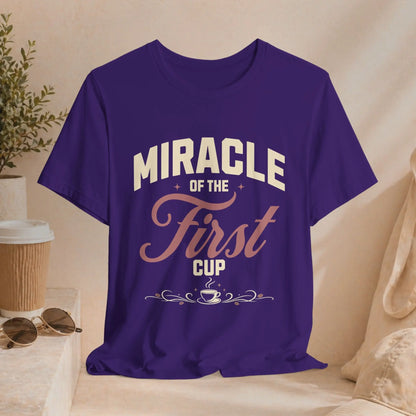 Miracle of First Cup T-Shirt Printify