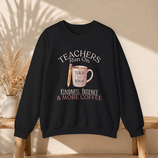 Teacher Coffee Sweatshirt Printify
