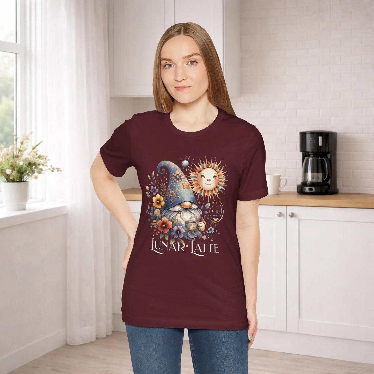 Lunar Latte Gnome Tee Printify