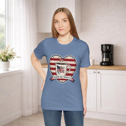 Where My Heart Is Coffee Tee Printify