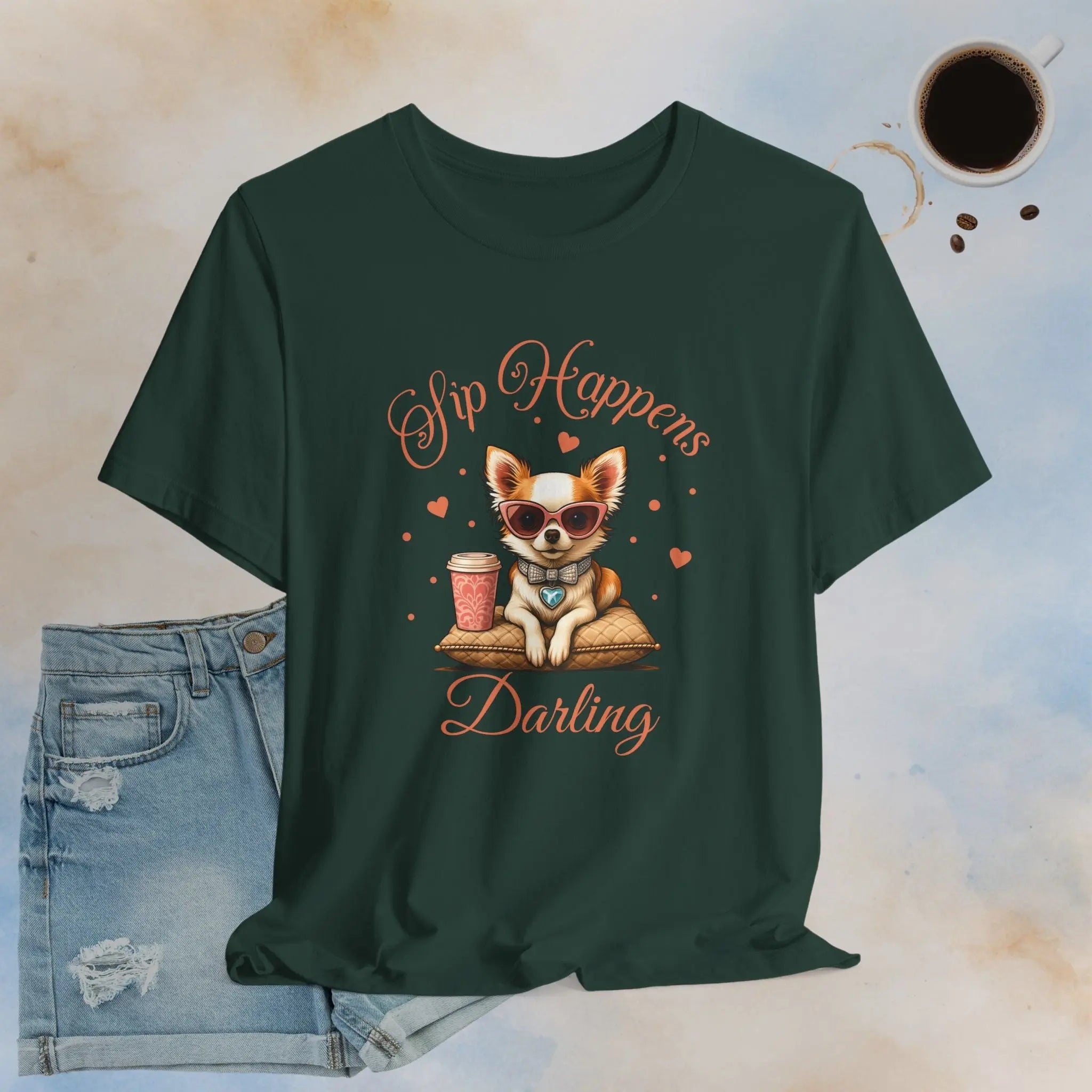 Sip Happens Tee Printify