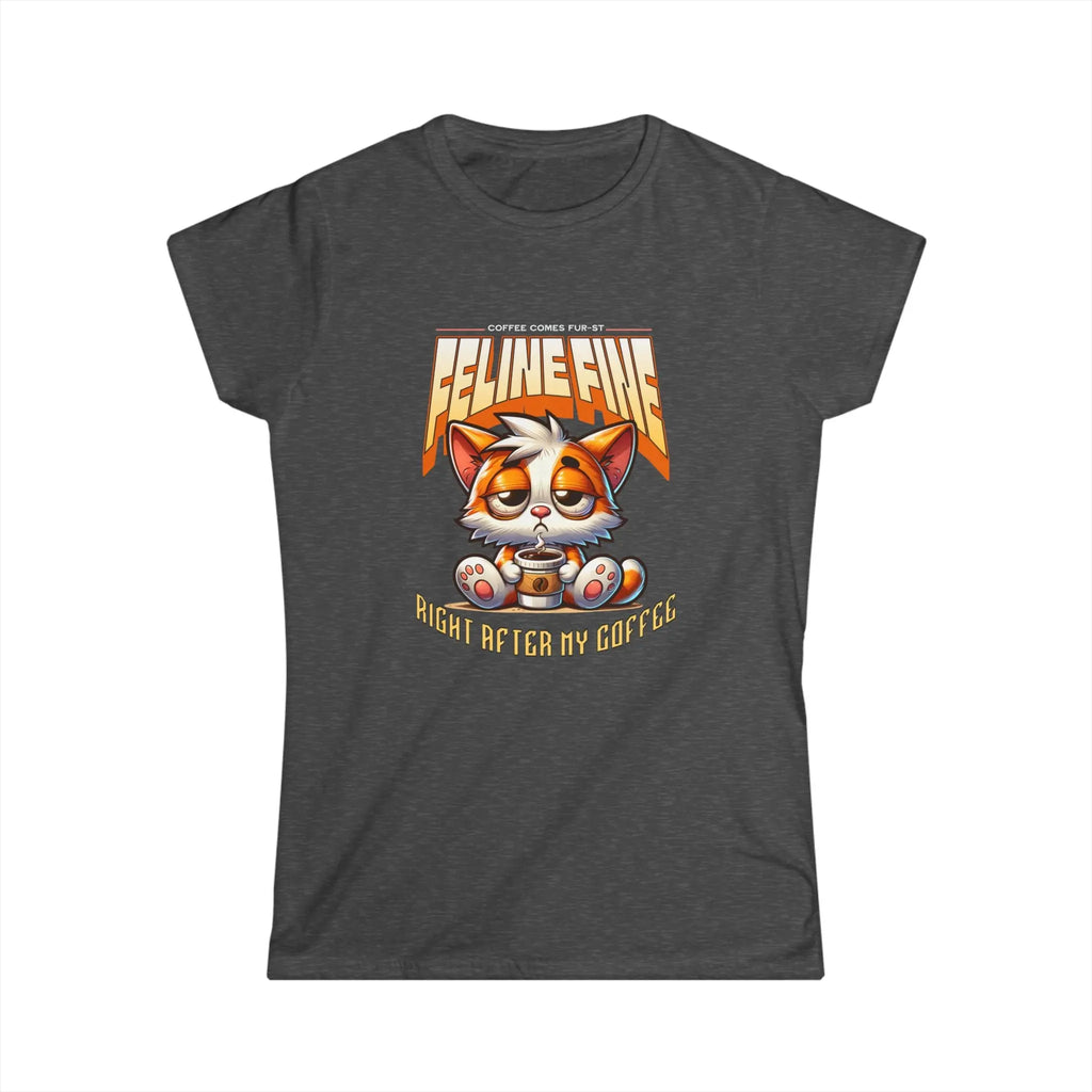 I'm Feline Fine Tshirt - After This Coffee Printify