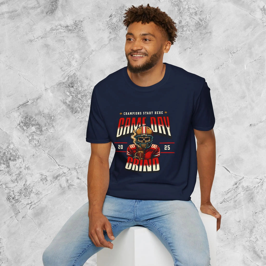 Game Day Grind T-shirt - Football Graphic Tee - Boldly Bitter Company