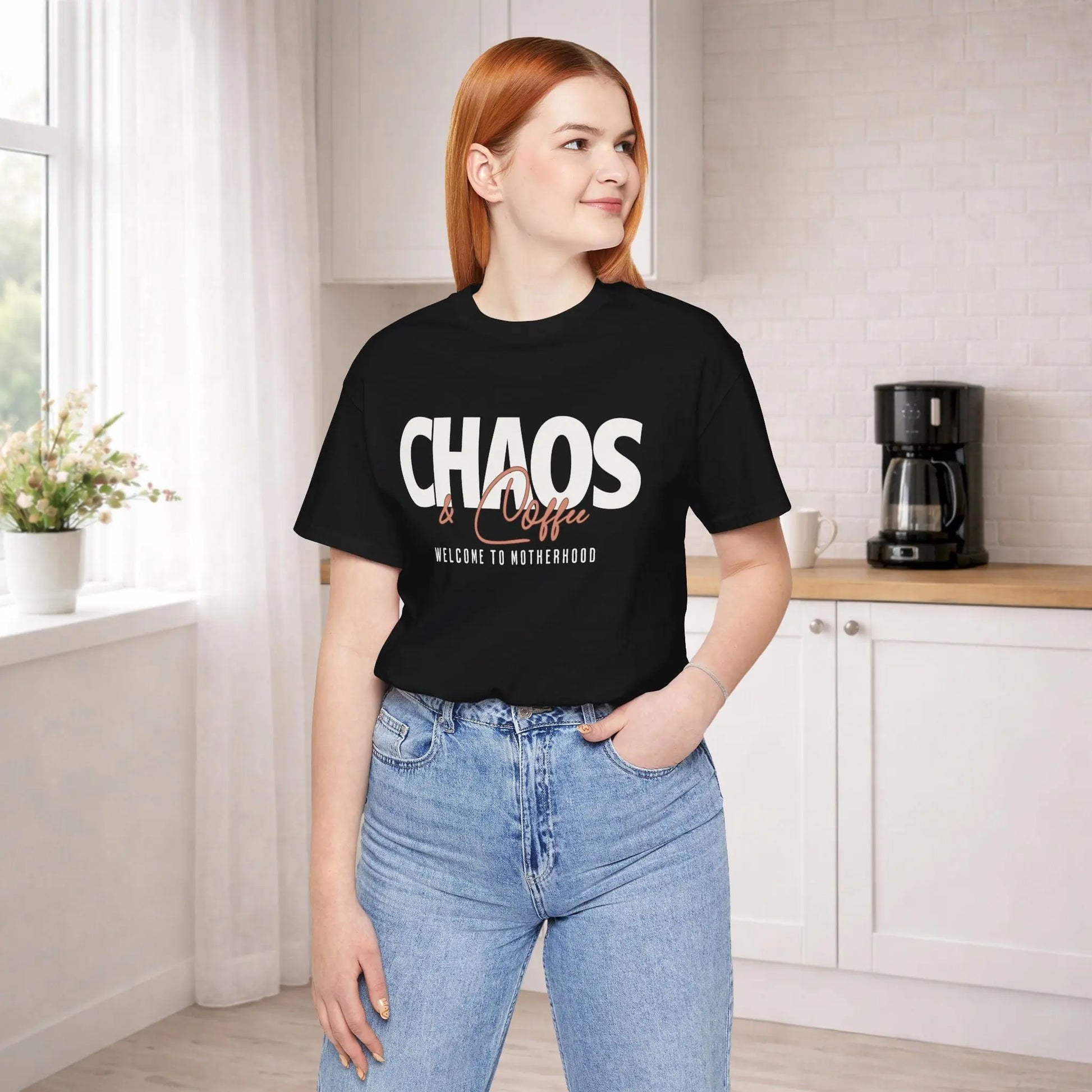 Chaos & Coffee Tee Printify