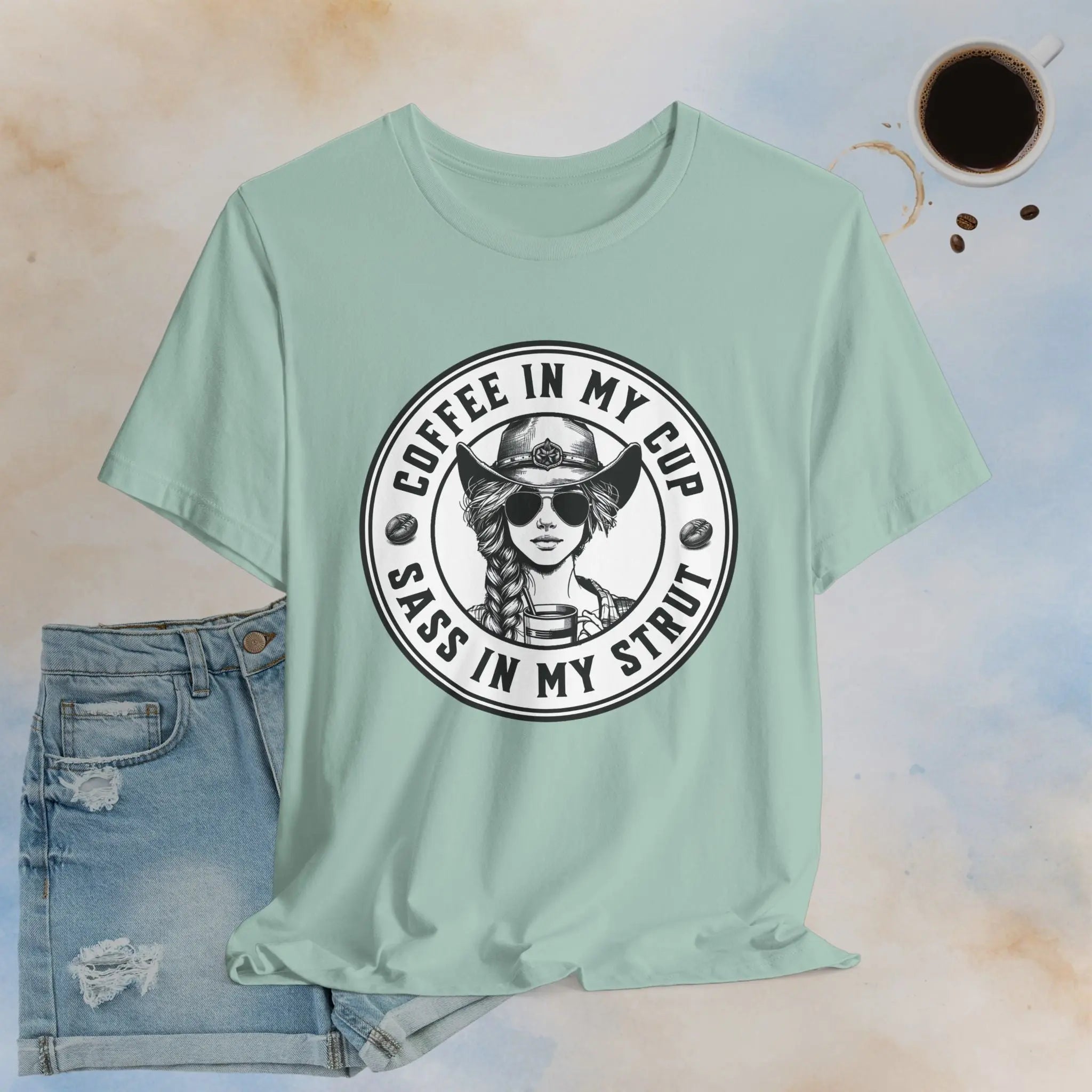 Sass In My Strut Tee Printify