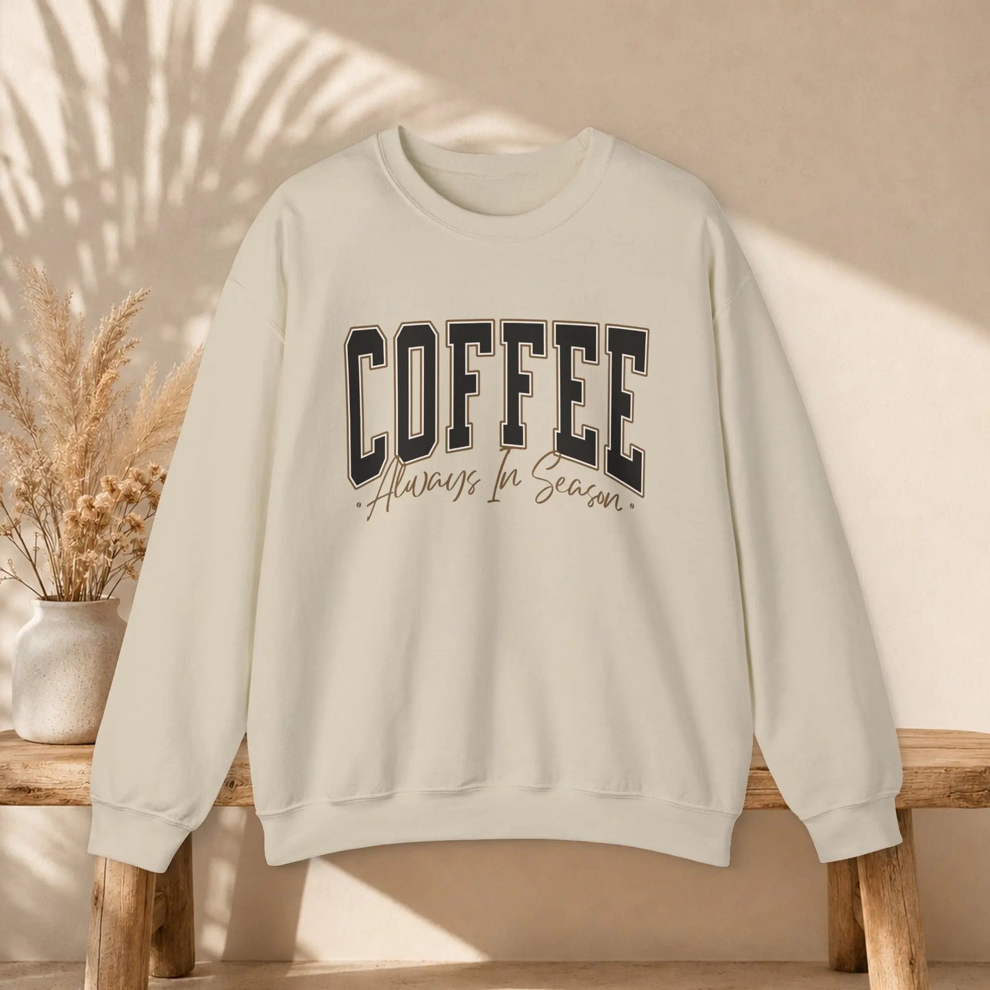 Coffee Always in Season Sweatshirt Printify