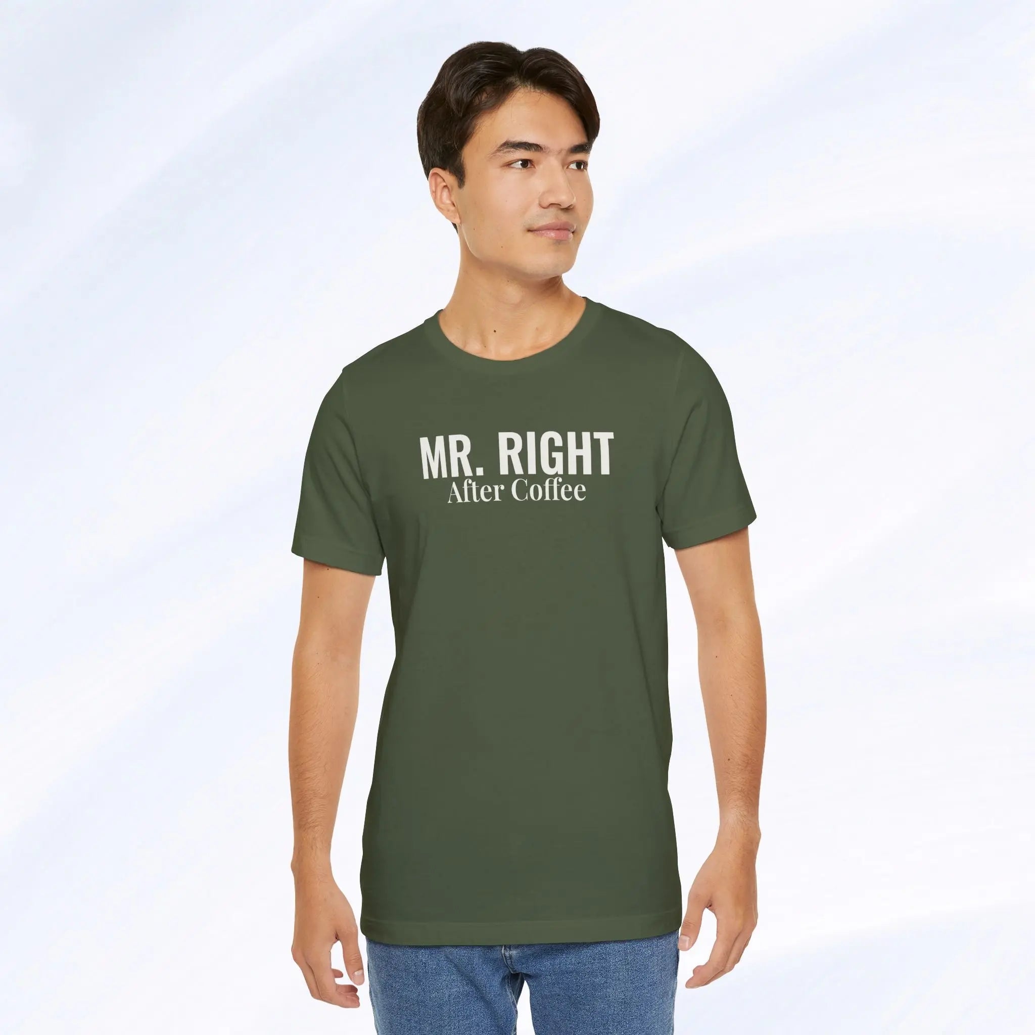 Mr. Right After Coffee Tee Printify
