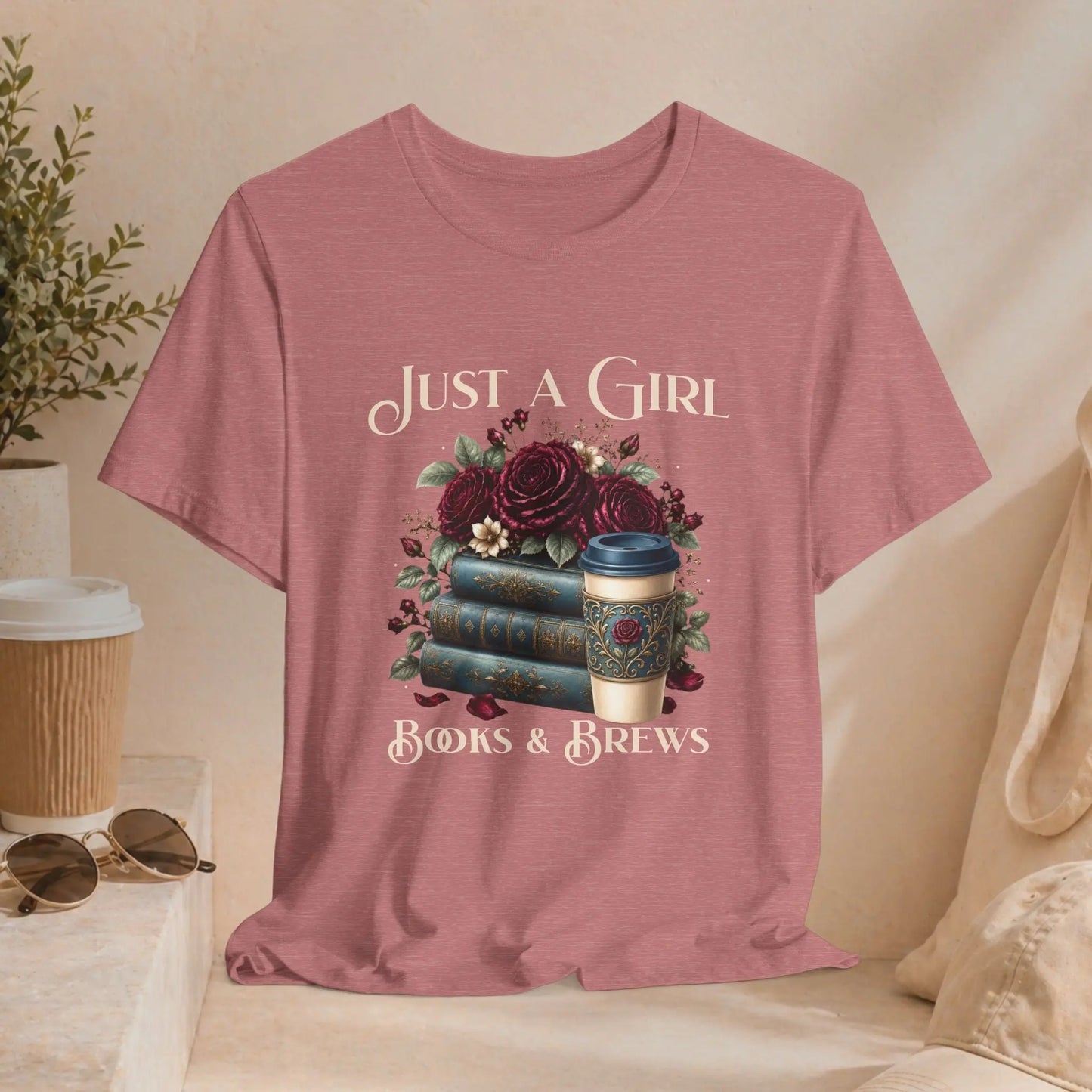 Books & Brews T-Shirt Printify