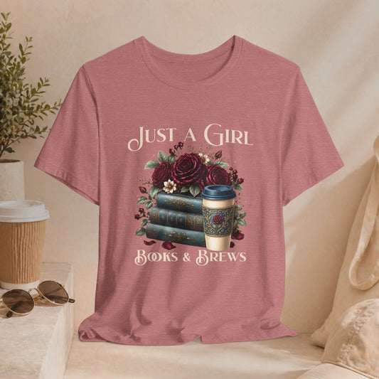 Books & Brews T-Shirt Printify