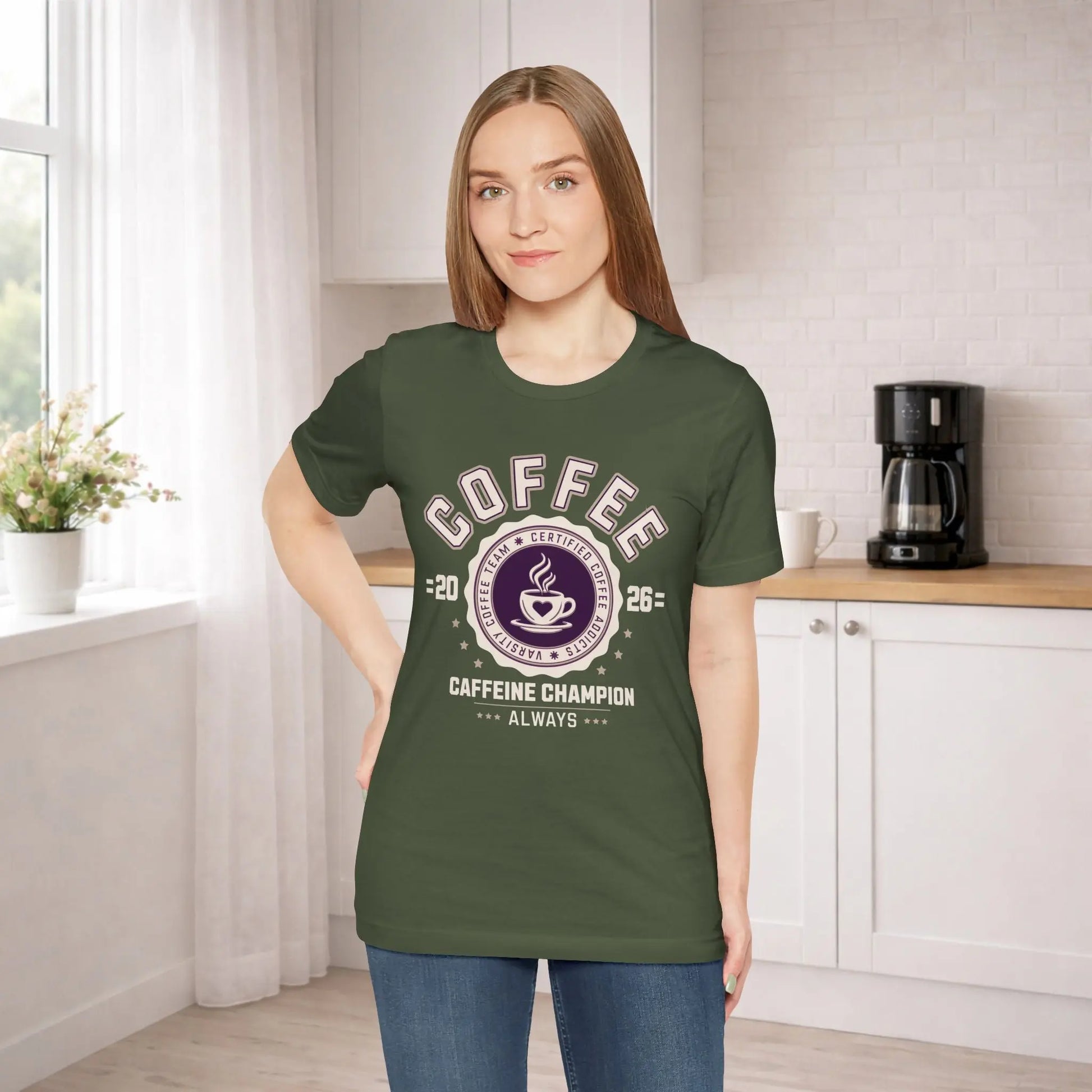 Varsity Coffee Champion Tee Printify