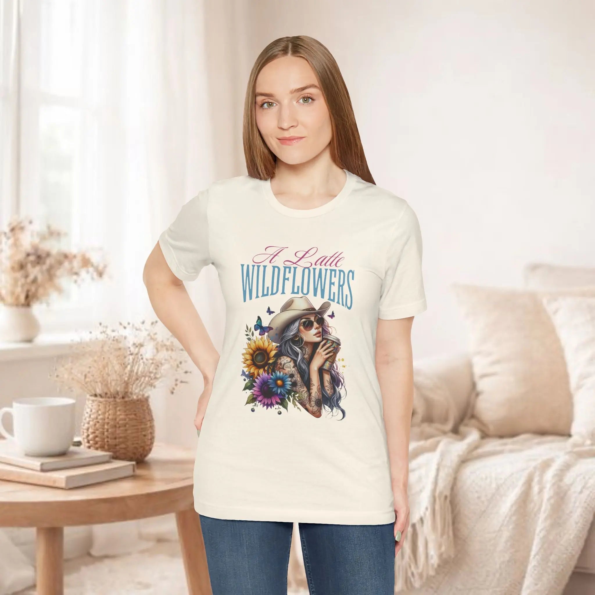 Latte Wildflowers Tee - Boldly Bitter Company