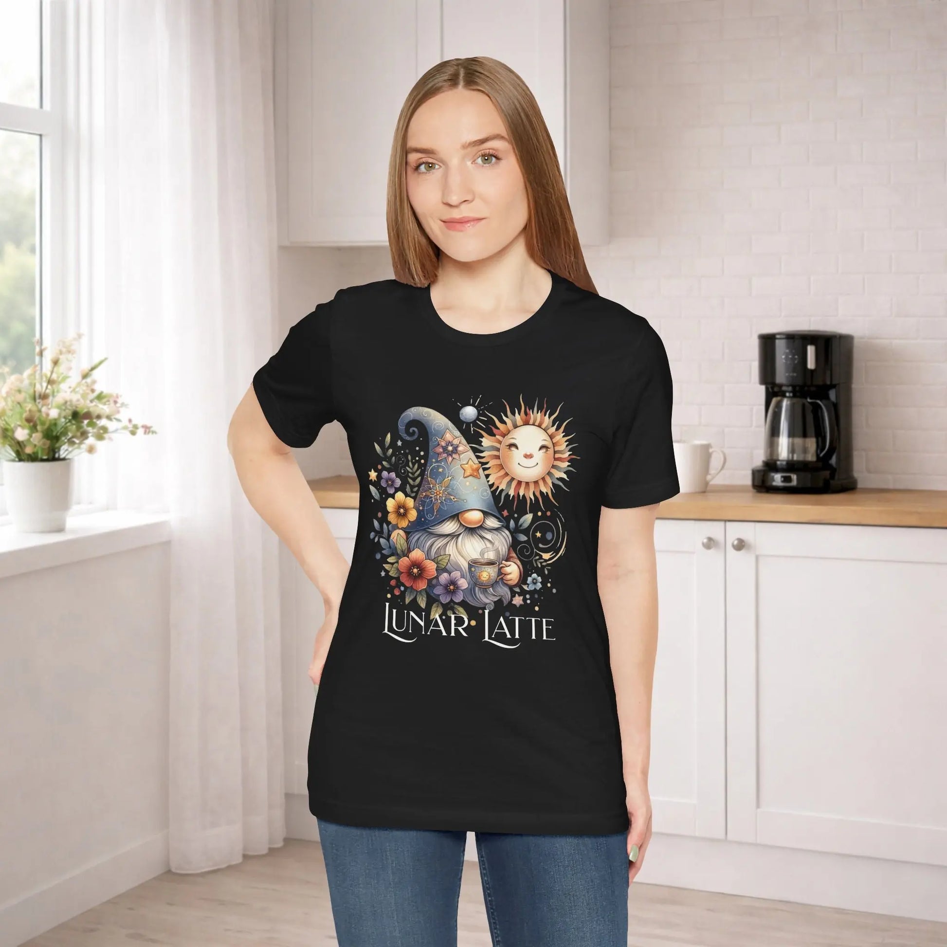 Lunar Latte Gnome Tee Printify