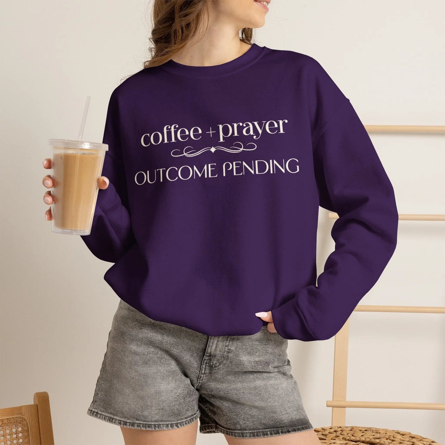 Coffee + Prayer Sweatshirt Printify