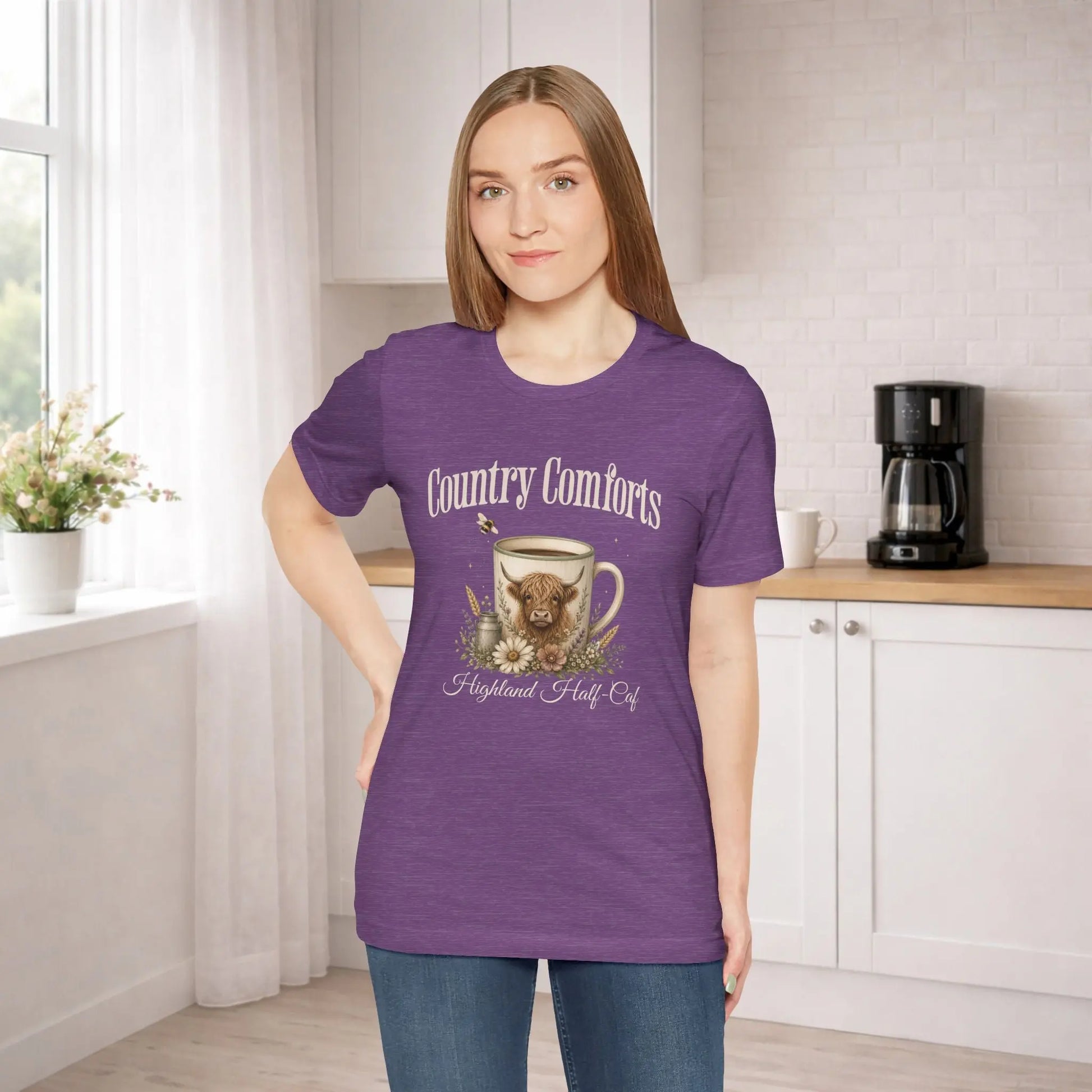 Highland Half-Caf Tee Printify