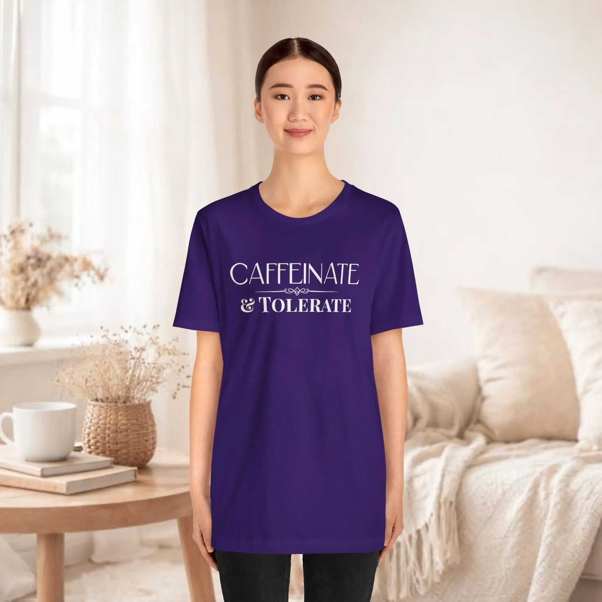 Caffeinate & Tolerate Tee - Boldly Bitter Company