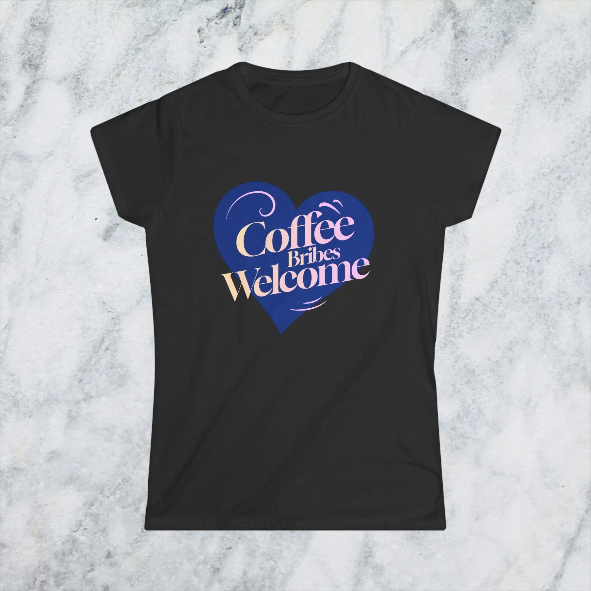 Coffee Bribes T-Shirt – Funny Coffee Lover Tee for Women, Caffeine Addict Gift, Sarcastic Work Humor Shirt Printify