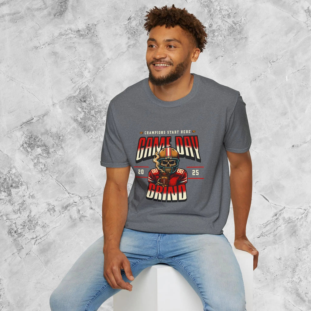 Game Day Grind T-shirt - Football Graphic Tee - Boldly Bitter Company