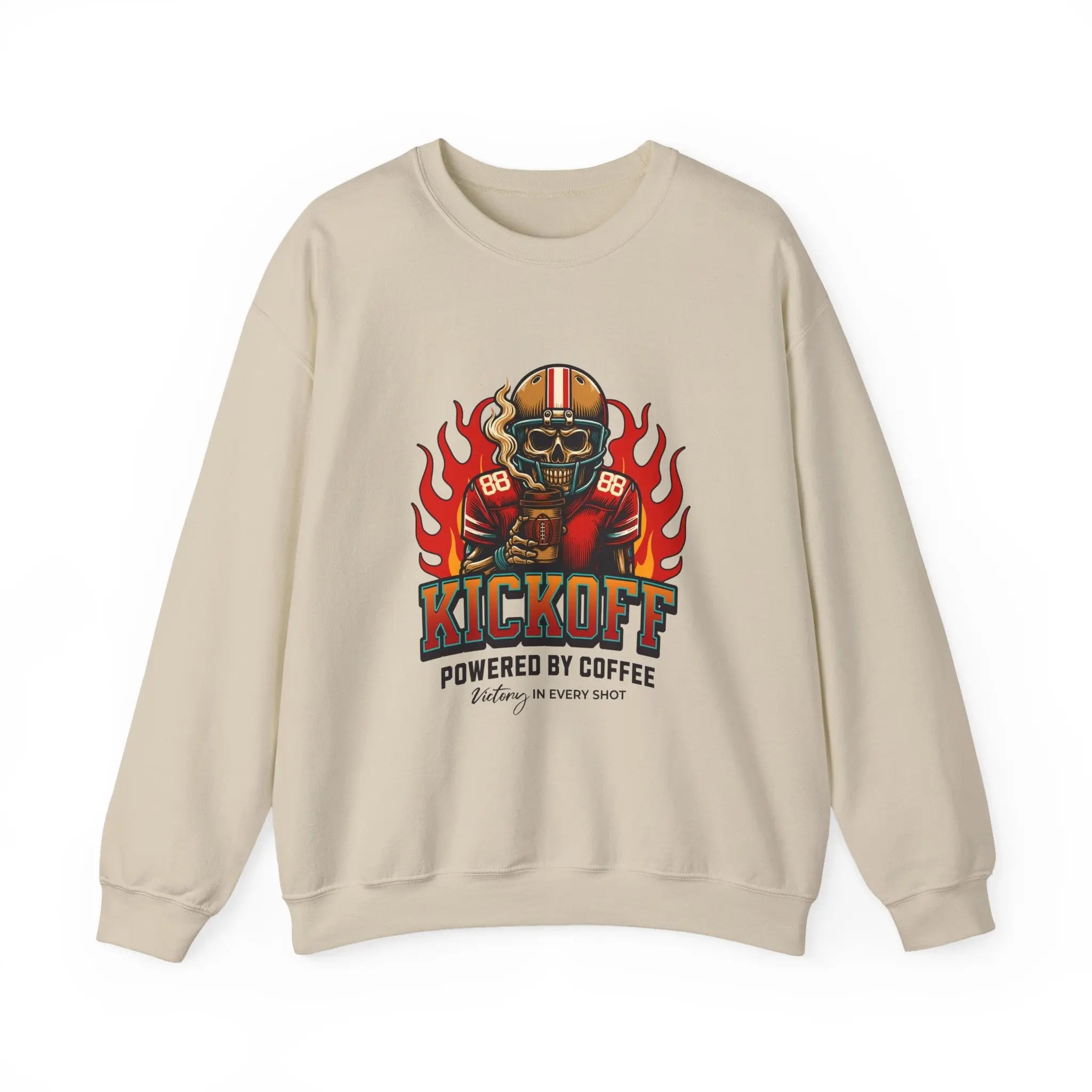 Kickoff Coffee Sweatshirt Printify