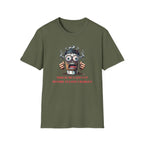 Funny Coffee Cup T-Shirt – “Last Cup Before Felony Charges” - Boldly Bitter Company