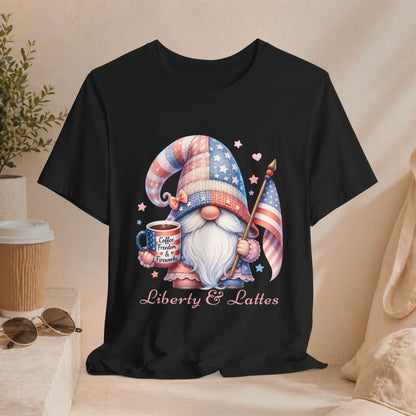 Liberty & Lattes Gnome Tee Printify