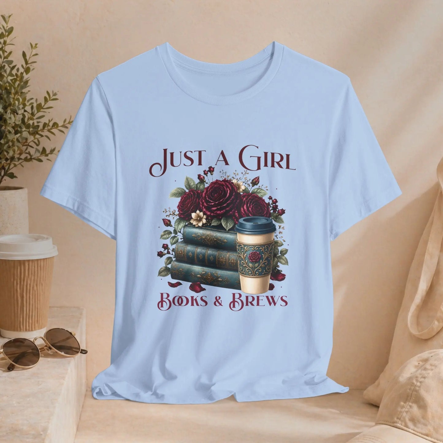Books & Brews T-Shirt Printify