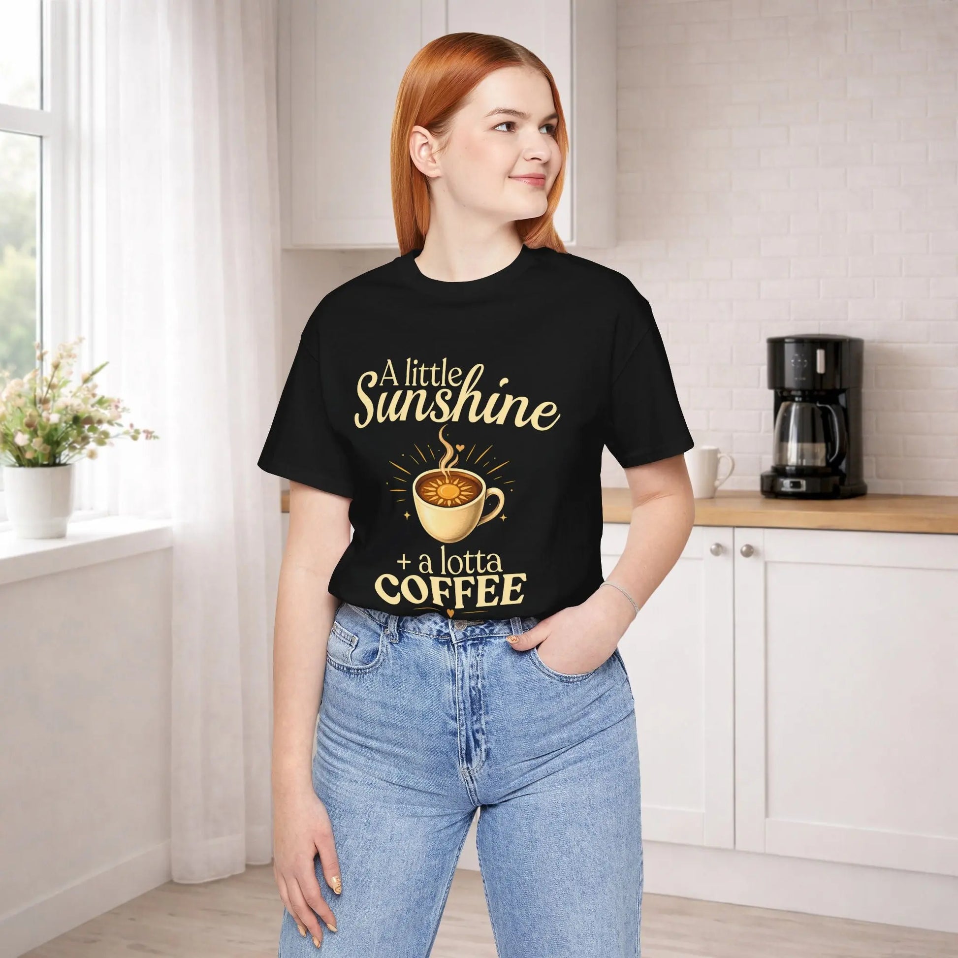 Little Sunshine & Coffee T-Shirt Printify