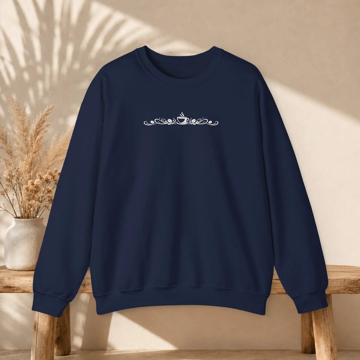 Cafe Garden Minimal Sweatshirt Printify