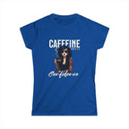 Caffeine and Confidence - T-Shirt Tattoo Woman Caffeine Confidence Design Printify