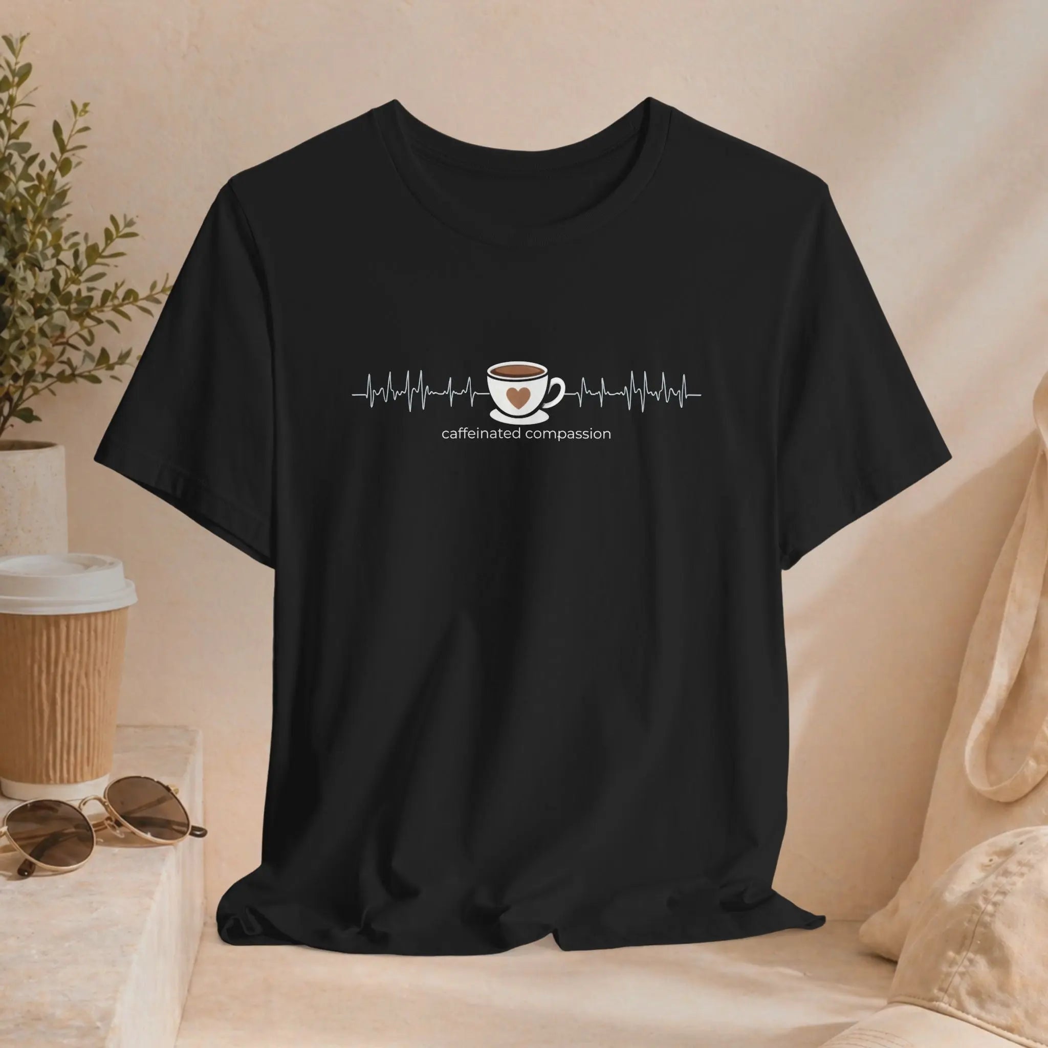 Caffeinated Compassion Tee - Boldly Bitter Company