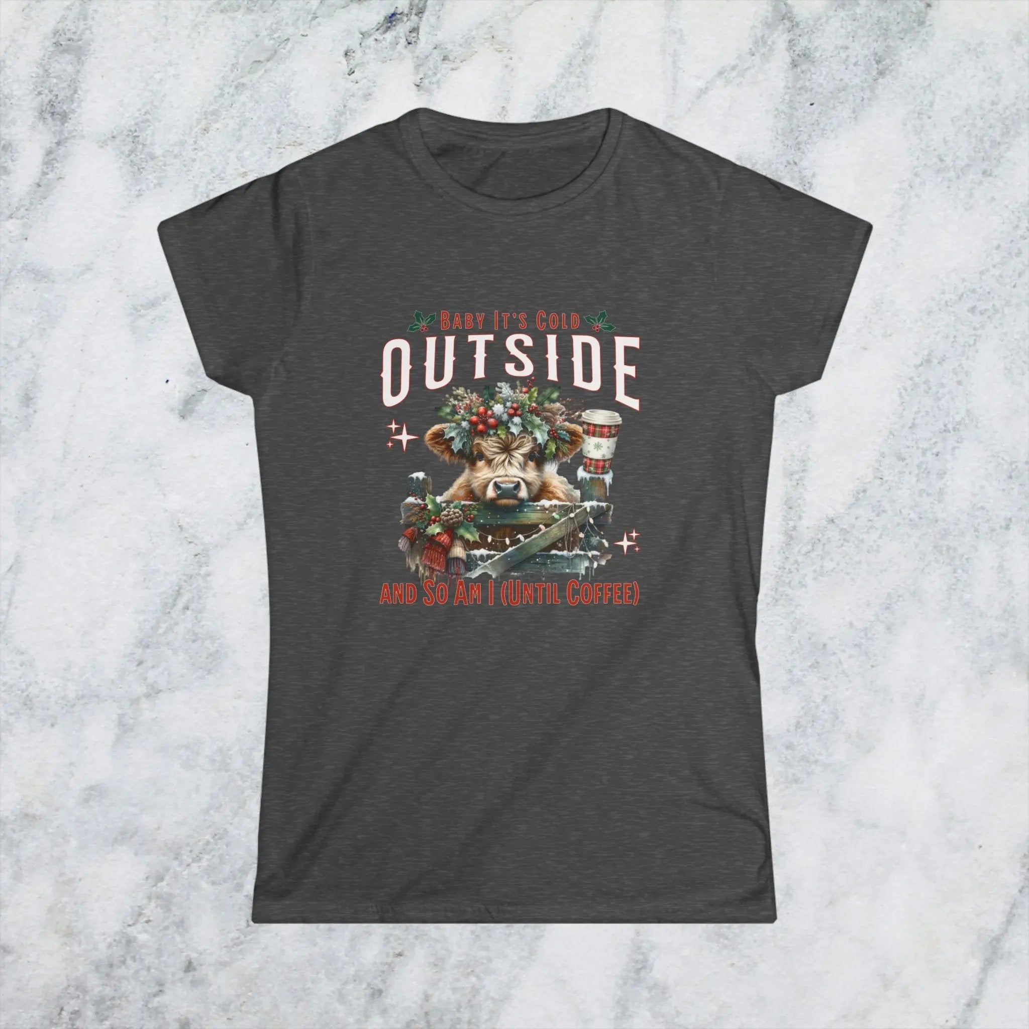 Baby It's Cold Winter Coffee Graphic Tee Printify