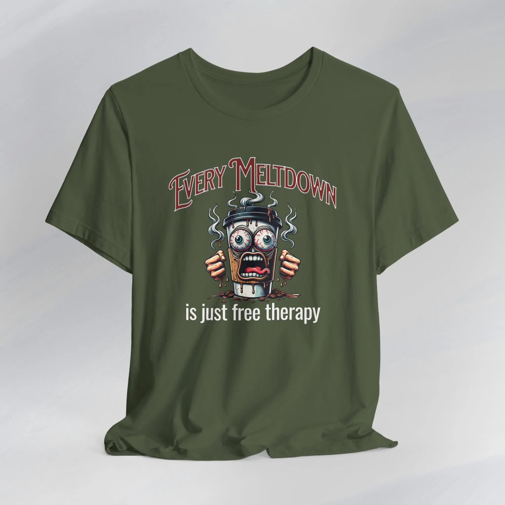 Free Therapy Coffee Tee - Boldly Bitter Company