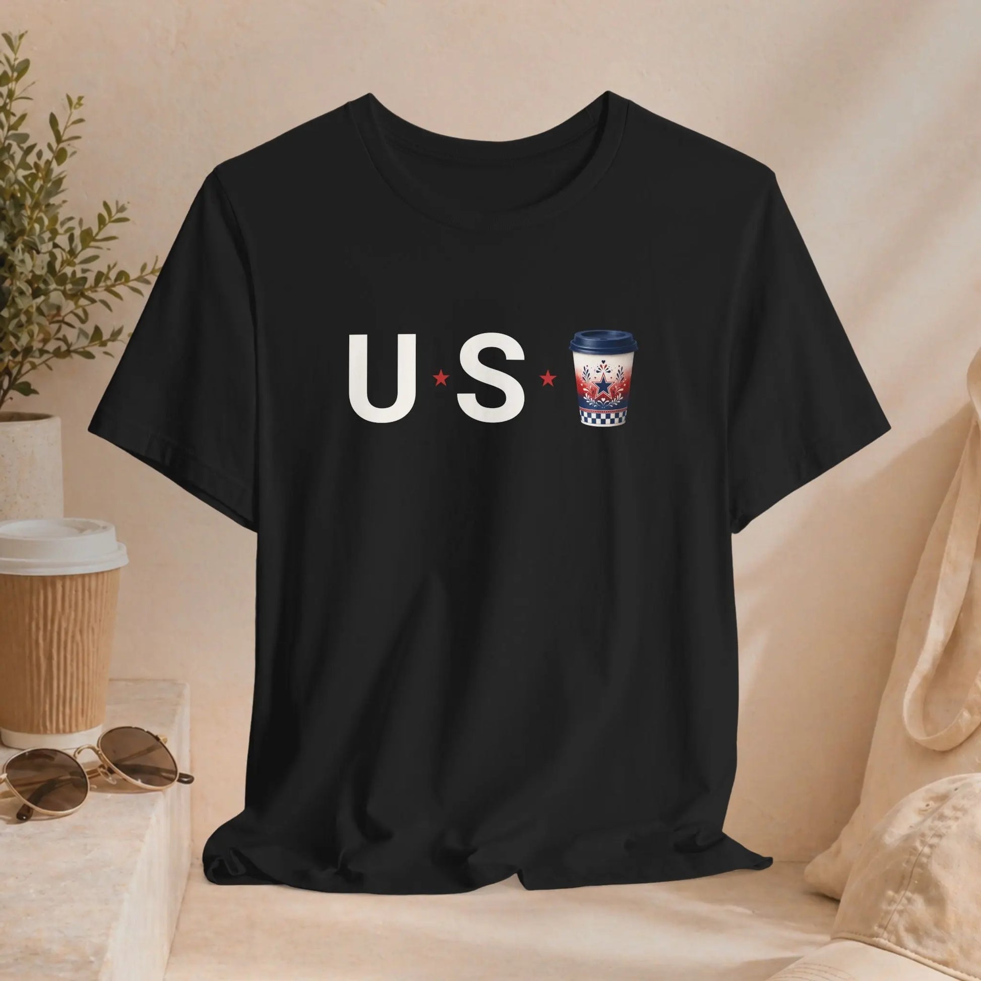 USA Coffee Tee Printify