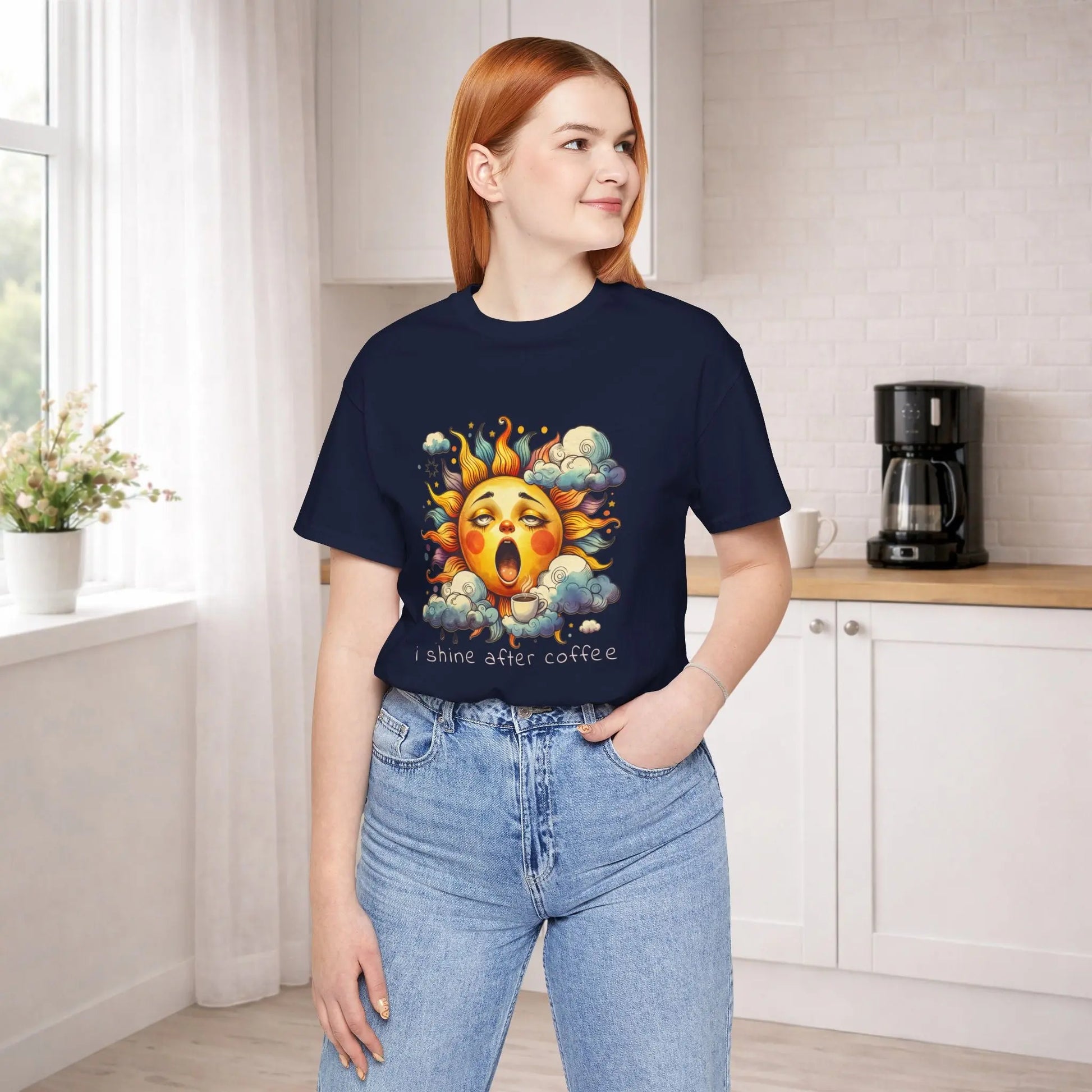 Shine After Coffee T-Shirt Printify