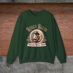 Western Rodeo Blend Sweatshirt, Cozy Unisex Sweater, Vintage Graphic Crewneck, Country Style Apparel, Perfect for Rodeo Events - Boldly Bitter Company