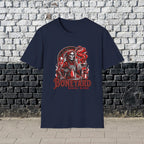 Boneyard Burial Blend T-Shirt – Gothic Coffee Lover Tee for Men, Grim Reaper Espresso Design, Dark Humor Caffeine Gift Shirt Printify