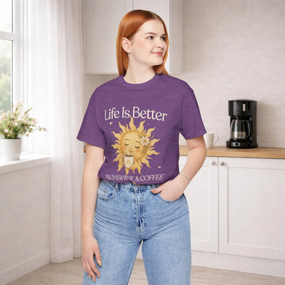 Better With Coffee & Sunshine Tee Printify
