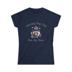 Rise Sip Thrive Tshirt - Morning Mug Club - Boho Style Coffee Mug Tee Printify