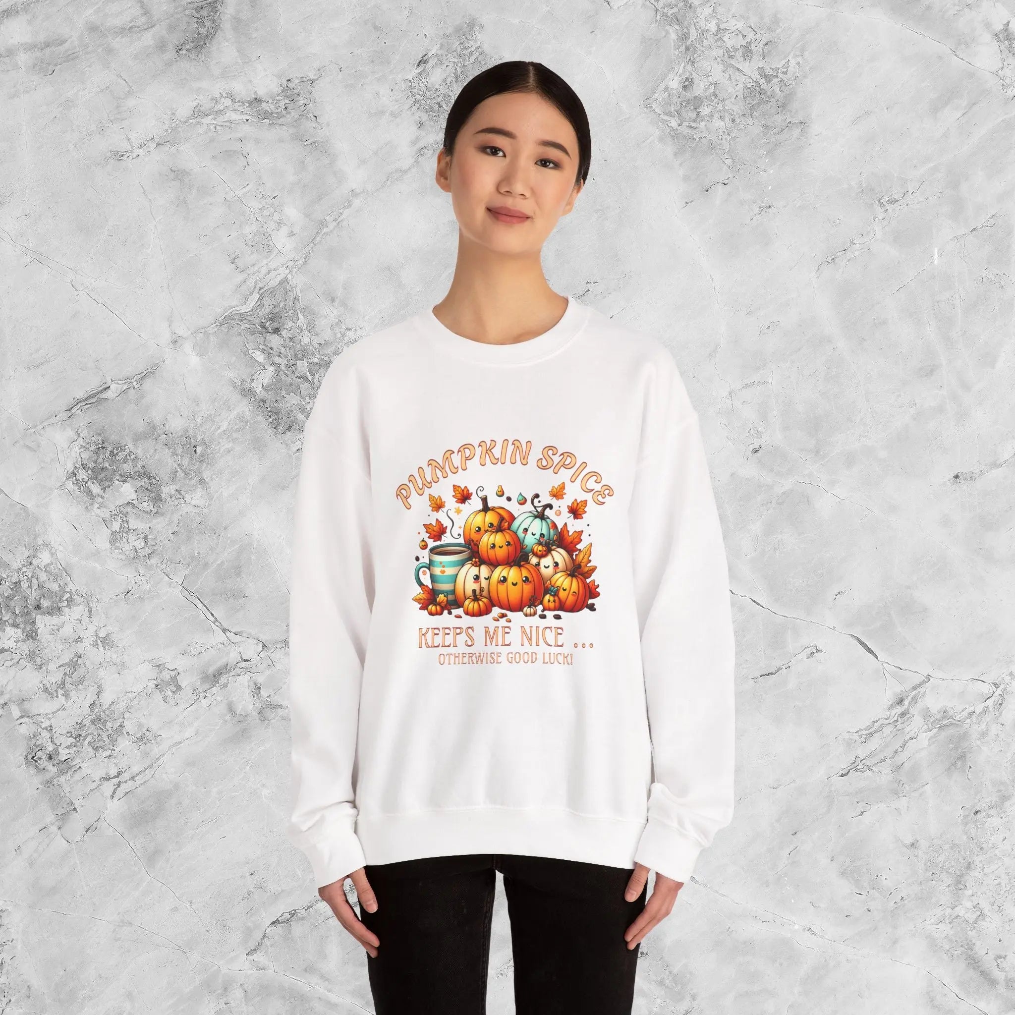 Pumpkin Spice Keeps Me Nice Sweatshirt - Otherwise Goodluck - Boldly Bitter Company