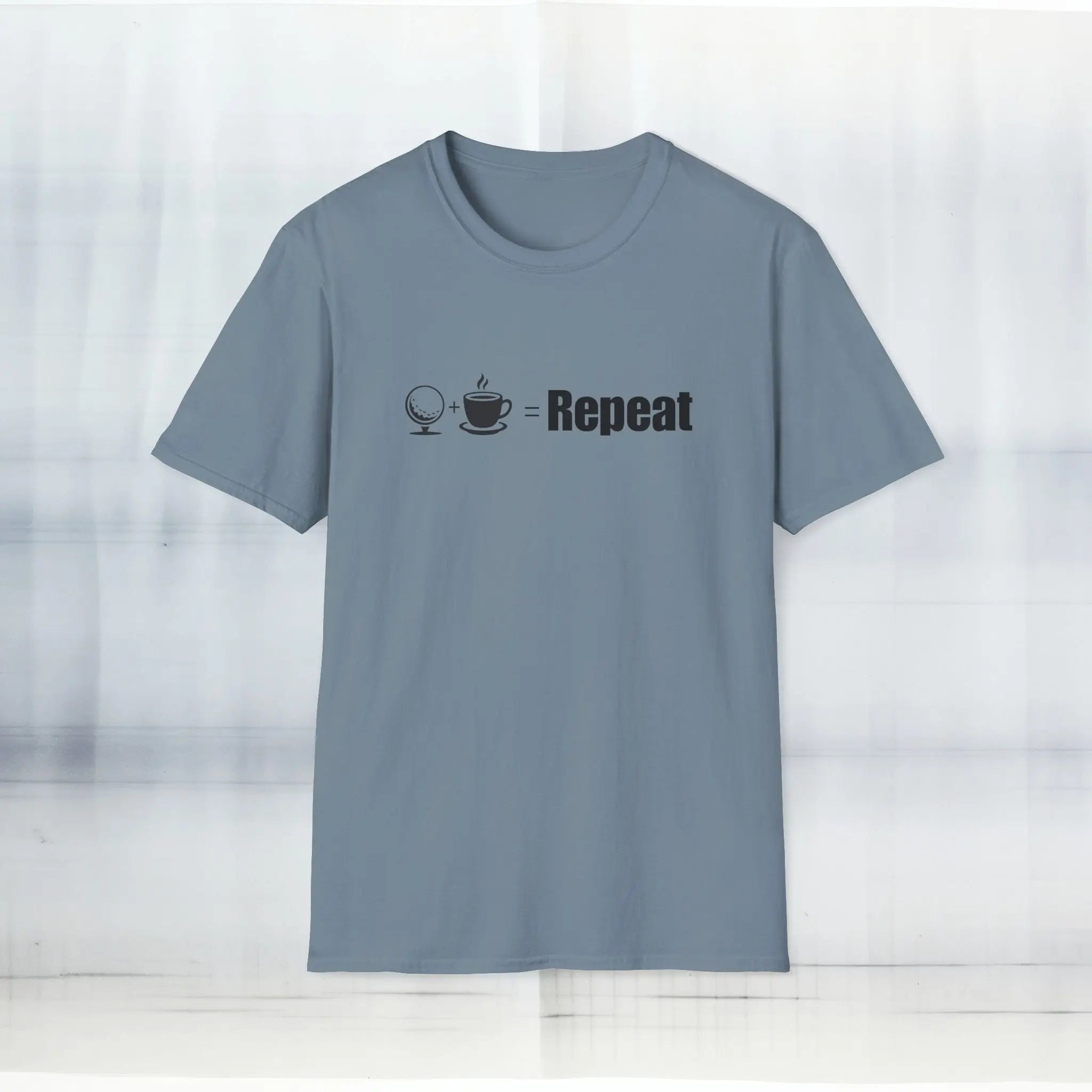 Golf Coffee Repeat T-Shirt Printify
