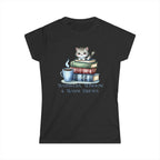 Whiskers, Wisdom and Warm Brews Tshirt Printify