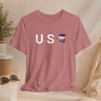 USA Coffee Tee Printify