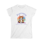 Purrvana T-Shirt – Funny Cat Lover Gift for Coffee Addicts Printify