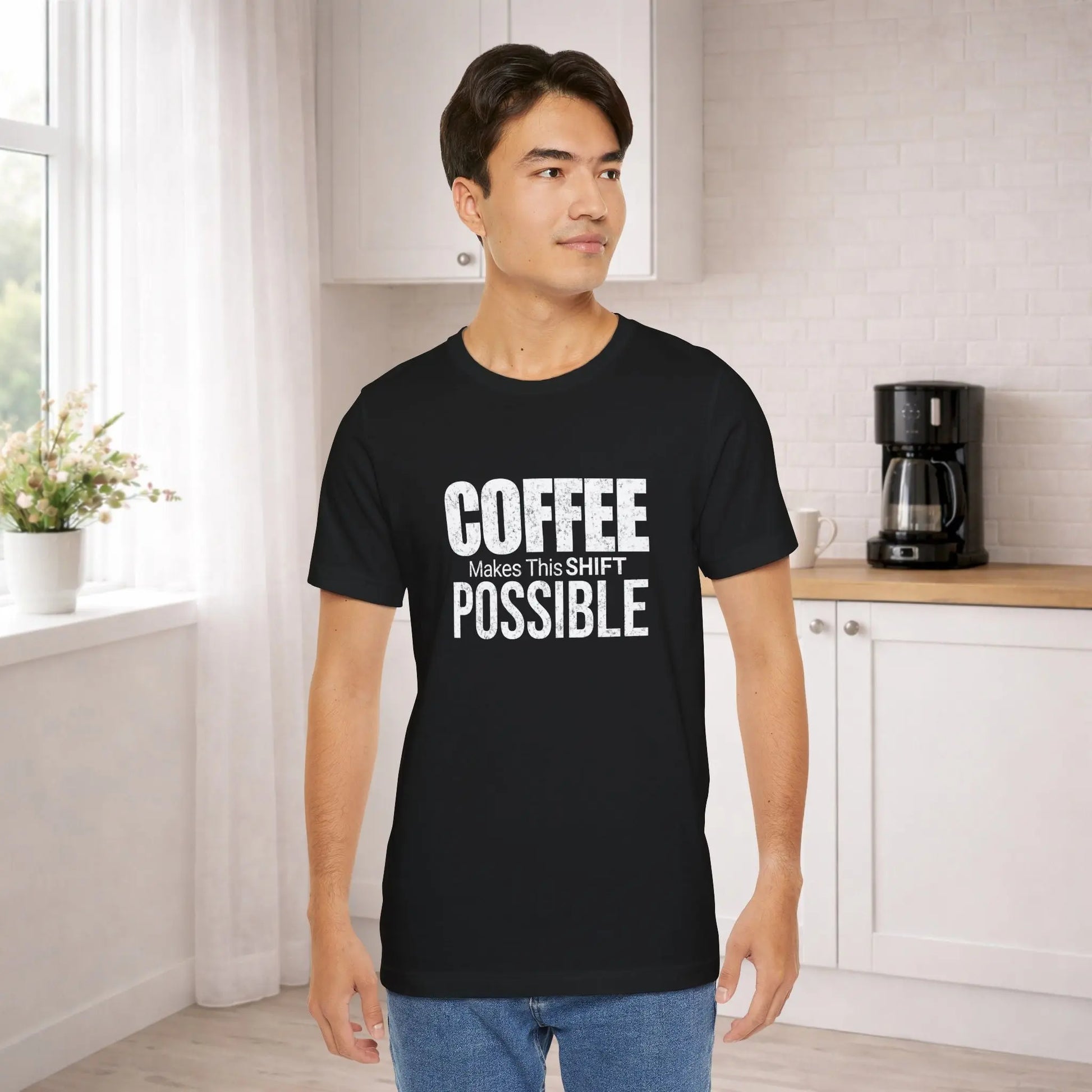 Coffee Makes This Shift Possible T-Shirt - Boldly Bitter Company
